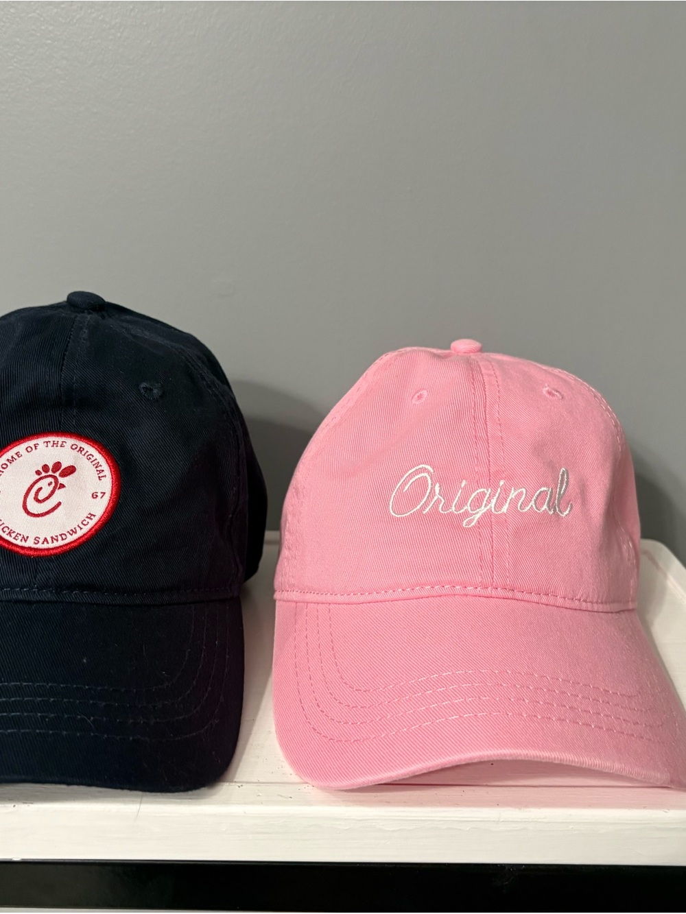 Pair of Chick Fil A Hats NEW